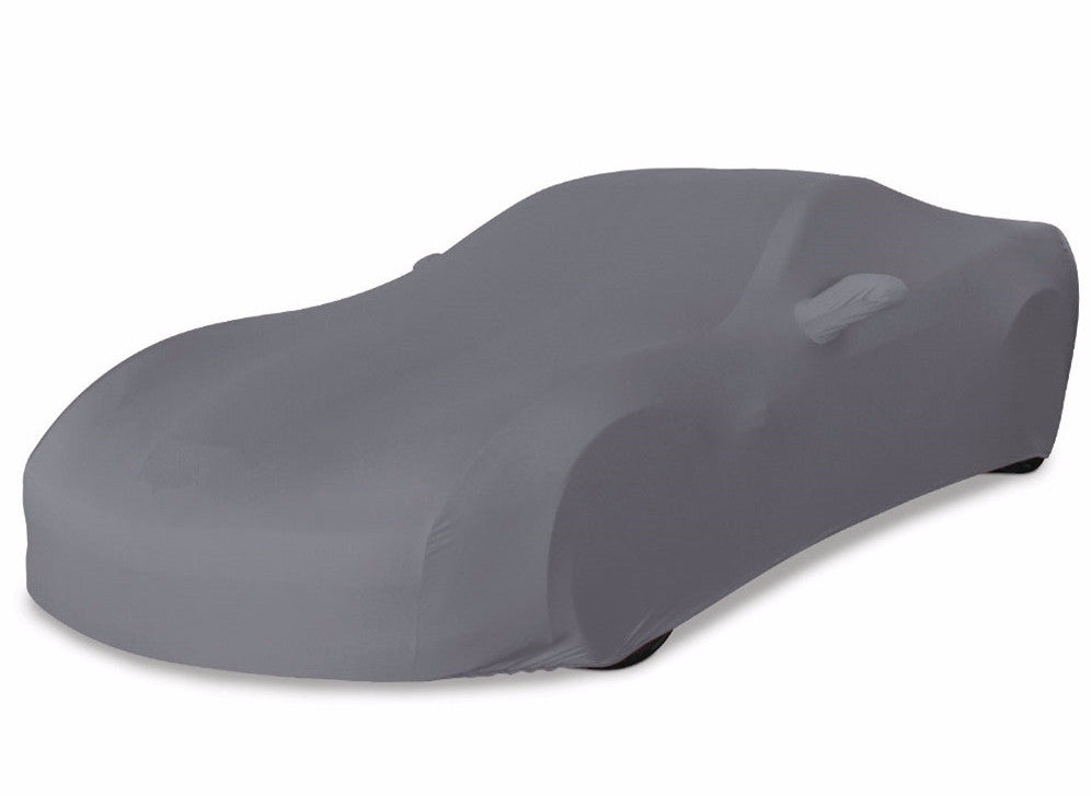 37176405 stretch satin c6 corvette car cover grey