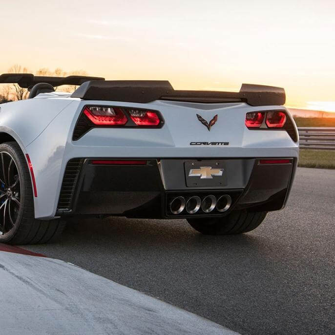 45-8-025 ACS Carbon Fiber Spoiler - C7 Corvette Stingray,. Grand Sport and Z06