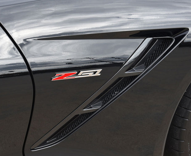 6 in Z51 Chrome Emblem - C7 Corvette