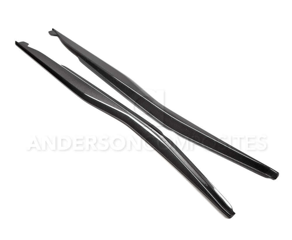 AC-SS14CHC7-Z6 anderson composites c7 corvette carbon fiber side skirts
