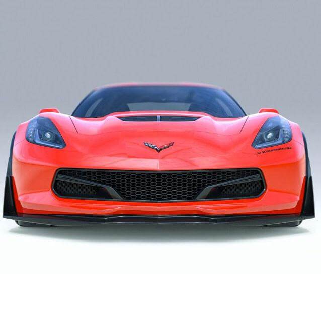 Acs Composite Five1 front grille - C7 Corvette