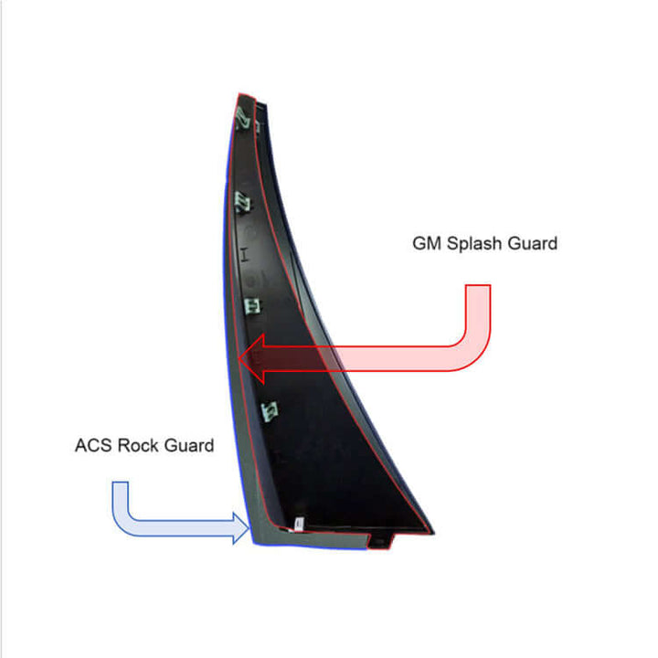 Acs splash rear guard XL 45-4-193-5
