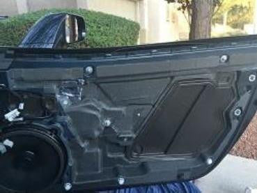 Blockit Sheets on a Corvette Door