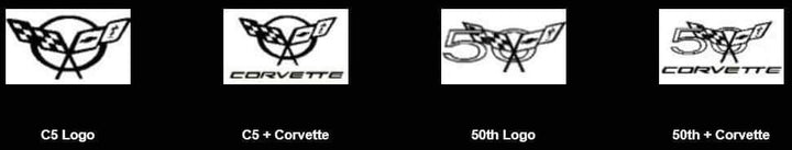 C5 Corvette Etching for Windrestrictor windscreen