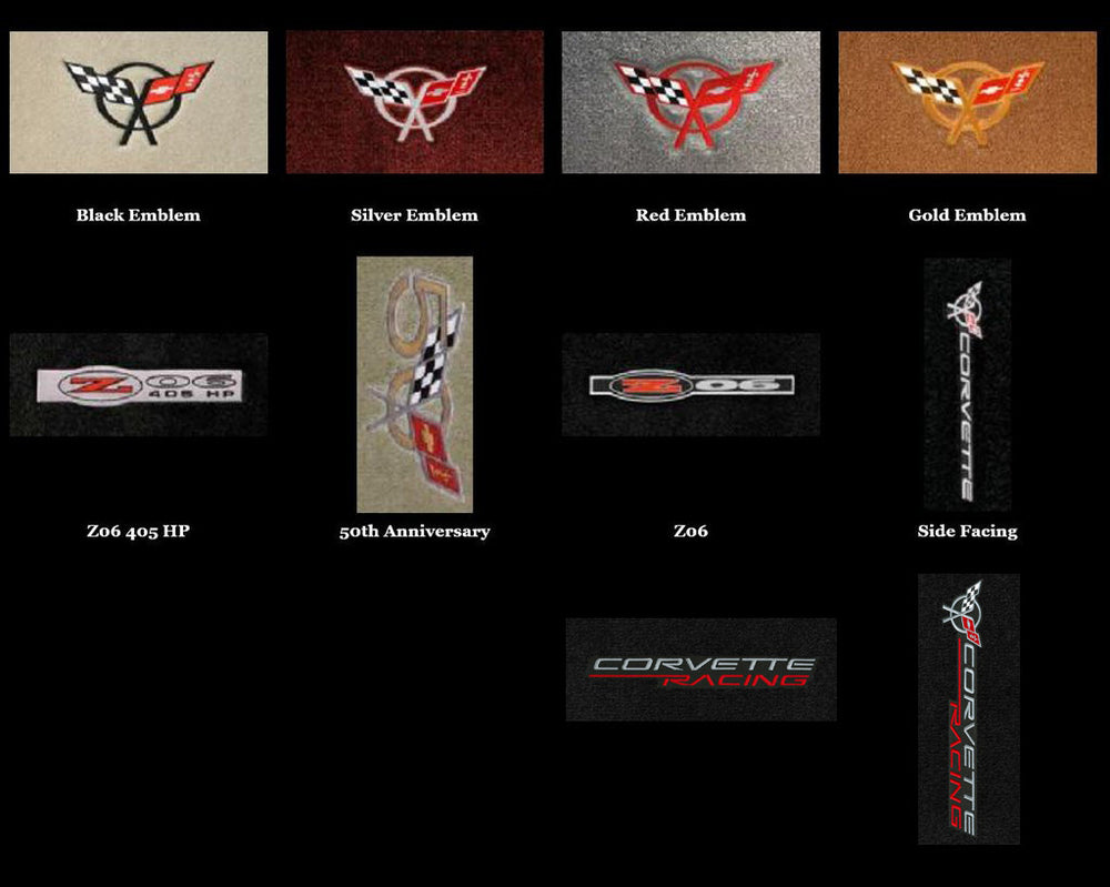 C5 Corvette Logos Lloyd Mats