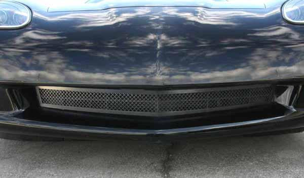 C6 Corvette Black Laser Mesh Front Grille