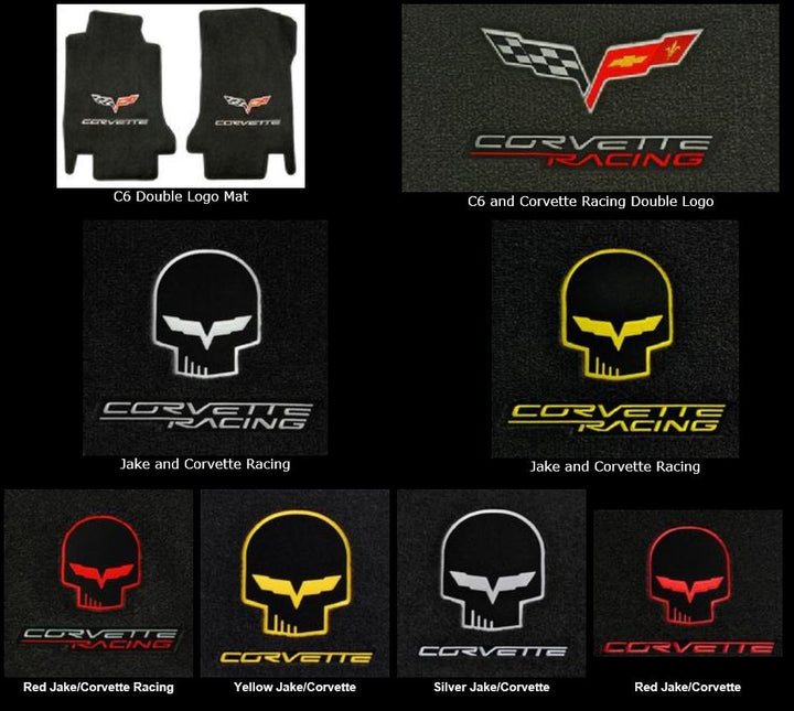 C6 Corvette Lloyd Mats Floor Mats - Double Logo - Ultimat (2008-2012)