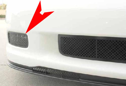 C6 Corvette Driving Light Covers