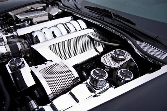 american car craft c6 corvette engine caps