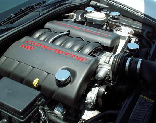 C5 Corvette Engine Caps Chrome
