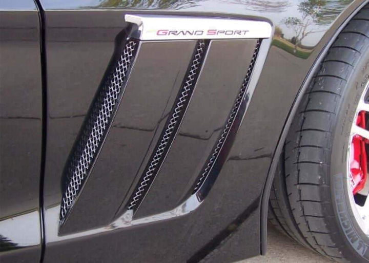 C6 Corvette Grand Sport Front Fender Grilles