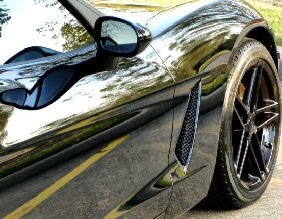 C6 Corvette Z06 Front Fender Grilles