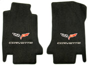 c6 corvette double logo ultimats floor mats