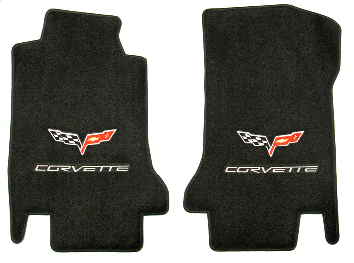 C6 Corvette Double Logo Ultimat Floor Mats 2008-2012