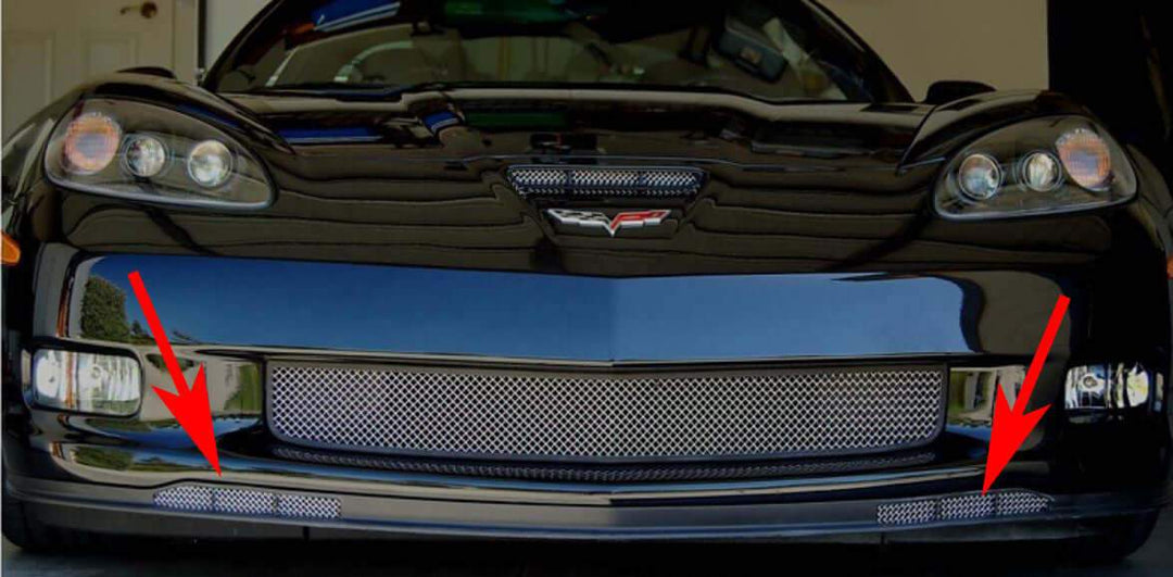 C6 Corvette Grand Sport Lower Apron Grilles