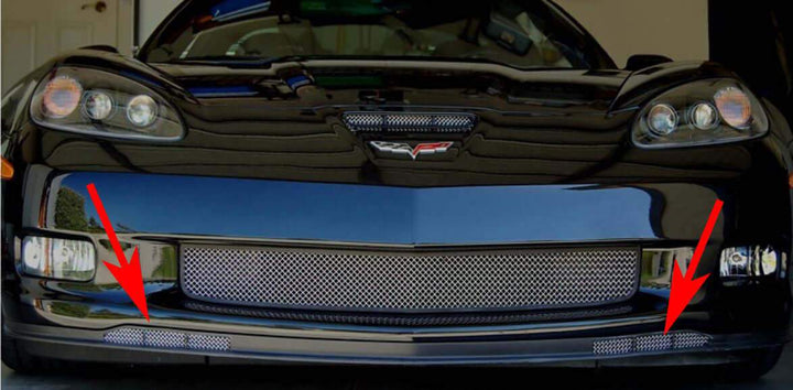 C6 Corvette Grand Sport Lower Apron Grilles