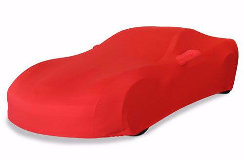 C6 Corvette Red Ultraguard Stretch Satin Car Cover