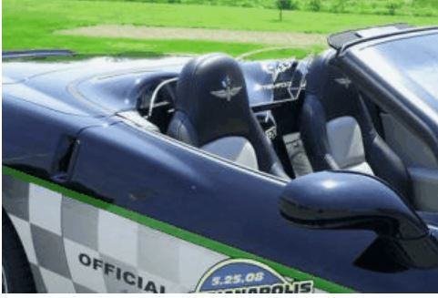 C6 Corvette windrestrictor etched windscreen