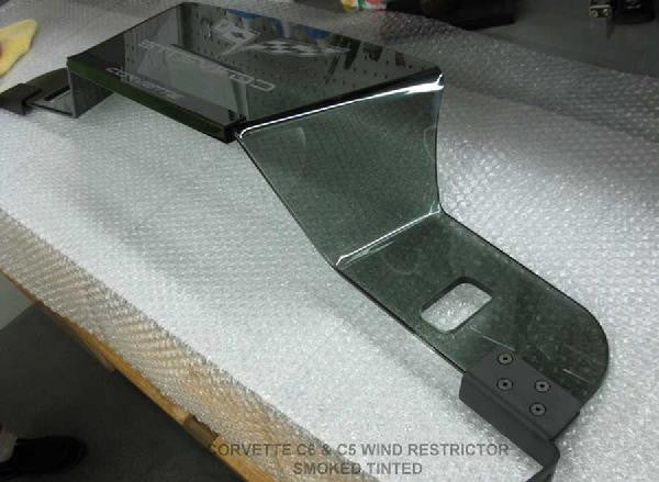 C6 corvette Smoked Windrestrictor windscreen