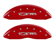 C6 corvette z06 red caliper covers - rear