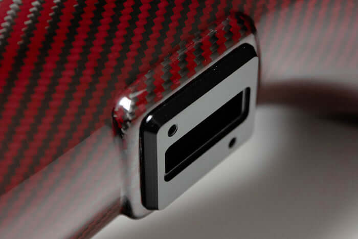 C7 Corvette red carbon fiber intake system
