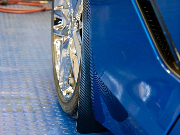 C7 Corvette Carbon fiber Mud Flaps