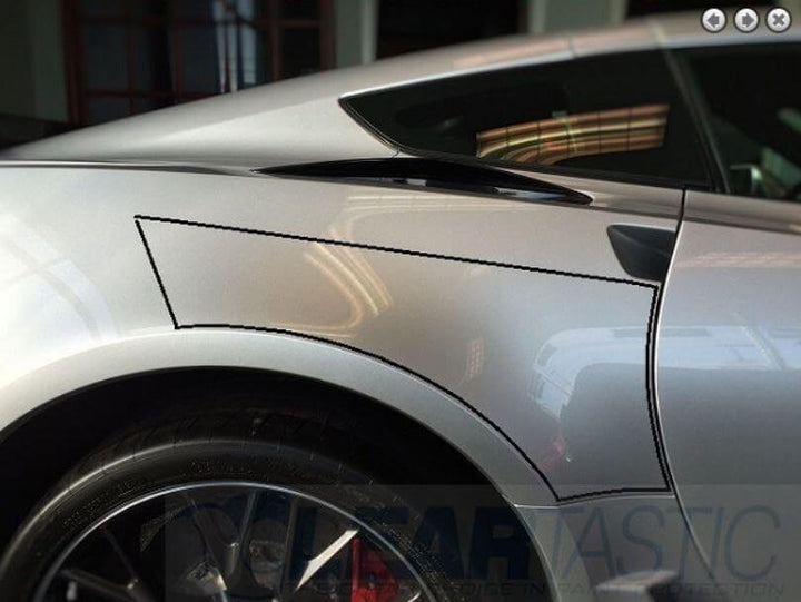 C7 Corvette Cleartastic Fender film