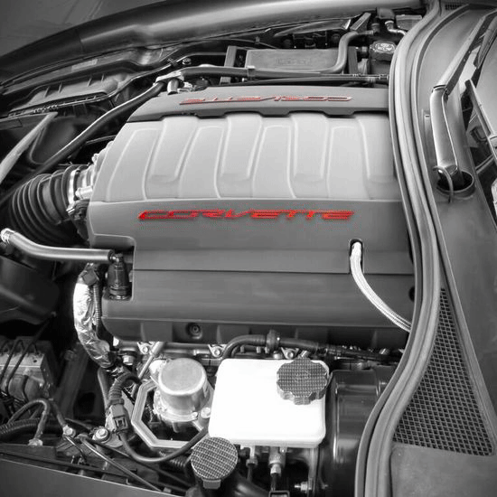 C7 Corvette Engine Caps in Solid and Carbon Fiber