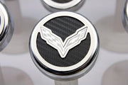 C7 Corvette GM Logo Engine Caps
