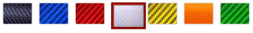 C7 Corvette License Plate Frame Colors