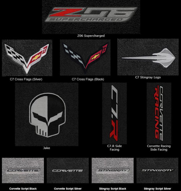 C7 Corvette Lloyds Mats Logos