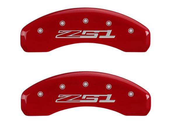 C7 Corvette Red Caliper Covers - z51