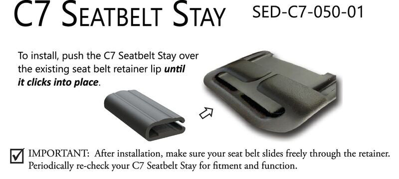 C7 Corvette Stingray Seat Belt Stay
