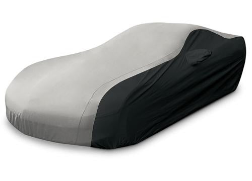 C7 Corvette Ultraguard Car Cover Black and Grey