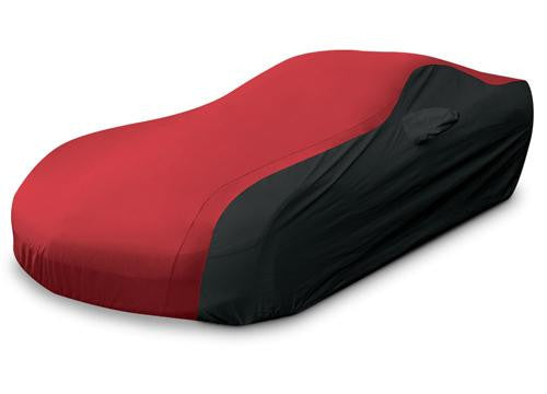 C5 Corvette Ultraguard Car Cover Black and Red