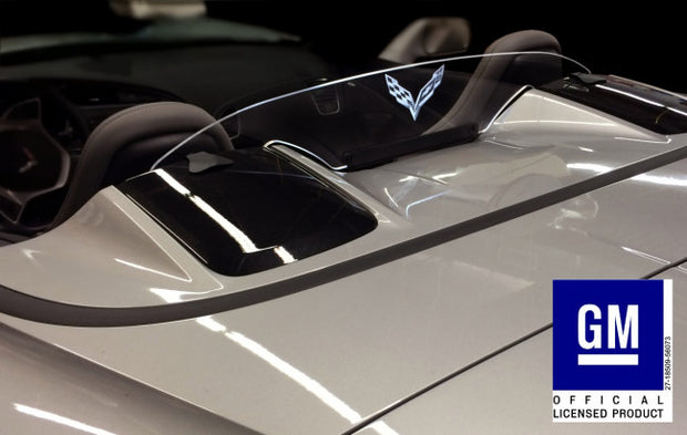 C7 Corvette Windrestrictor etched windscreen