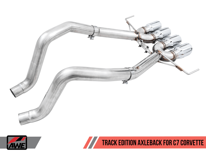 AWE Track Edition Exhaust for C7 Corvette ZR1/Z06 2019 with raw power