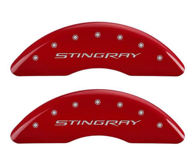 C7 Corvette red caliper cover - mgp