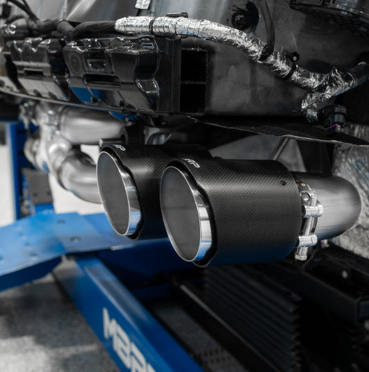 C8 Corvette MBRP Exhaust with Carbon Fiber Tips