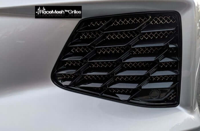 C8 Corvette RaceMesh Rear Heat Extractor Grilles - Weave