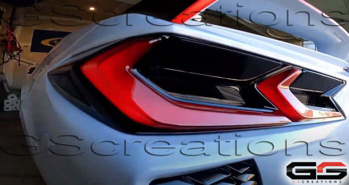 C8 Corvette Smoked Tail Light Kit