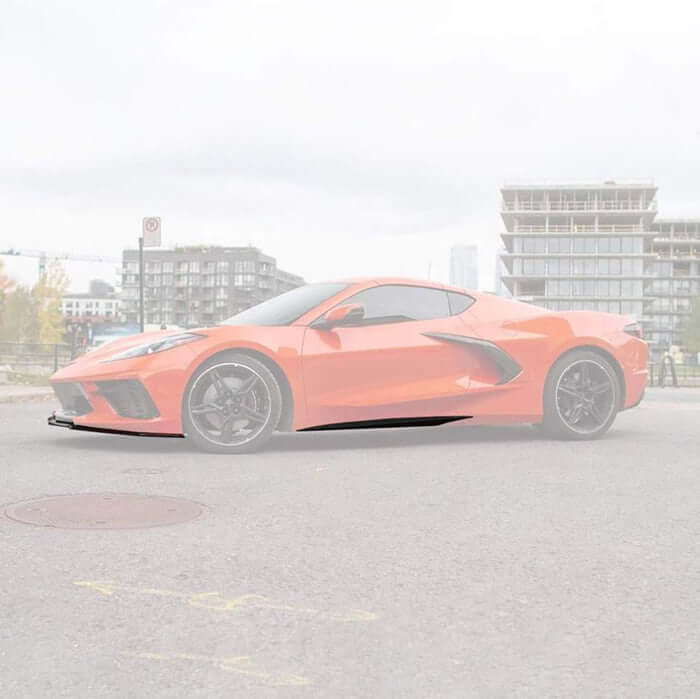 C8 Corvette Stingray Acs composite side skirts