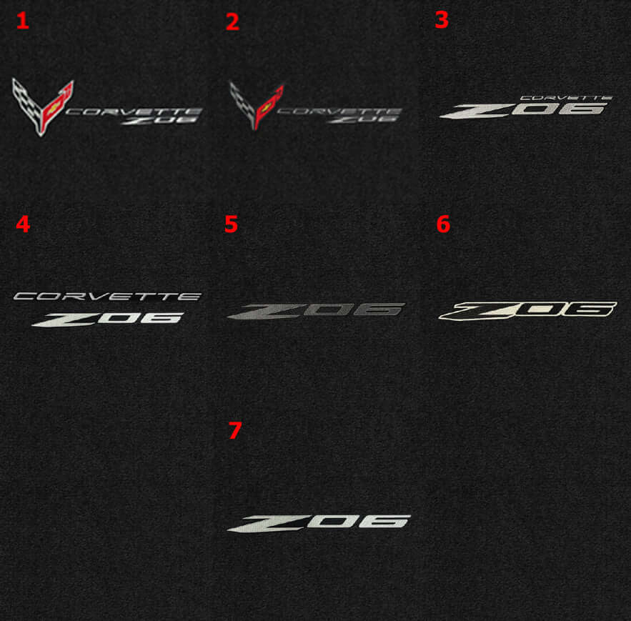 C8 Corvette Z06 Floor Mat Logos
