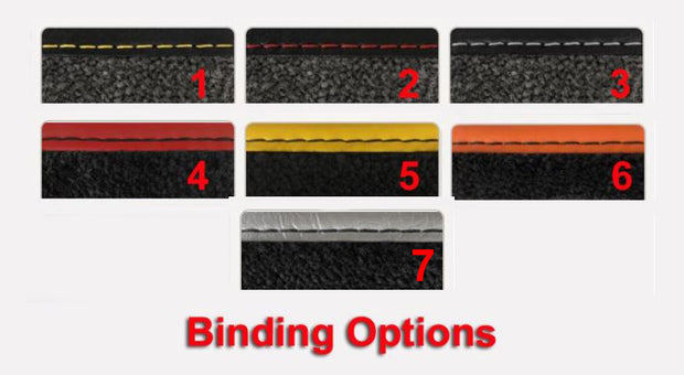 c8 z06 floor mat binding options