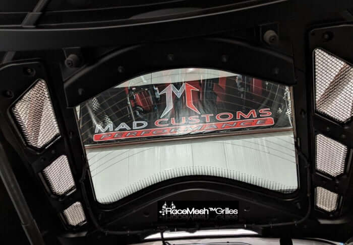 C8 Corvette engine vent screens