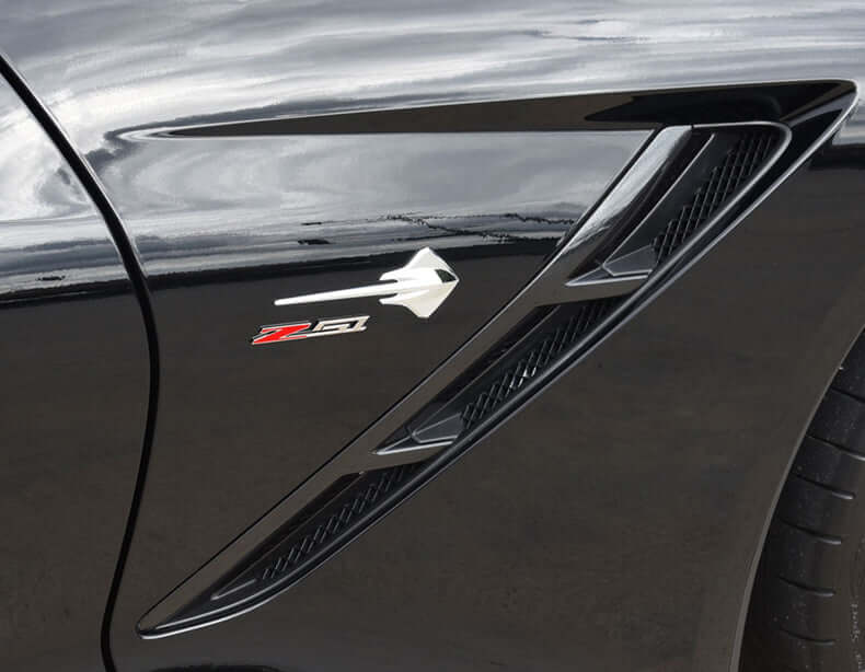 Chrome 3 inch Z51 Billet Emblem