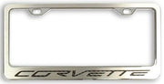 C6 Corvette Chrome License Plate Frame