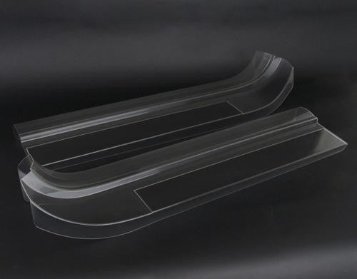 Clear door sill protectors for the C7 Corvette