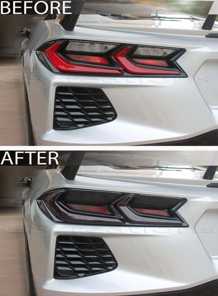 GS Creations C8 Corvette Tail Light Blackout Kit
