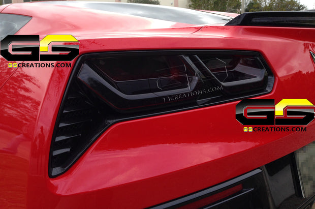 GS creations c7 corvette tail light black out kit